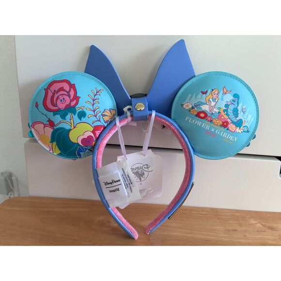 Disney Epcot Flower & Garden Festival 2026 Alice in Wonderland Ears NEW! main image 8